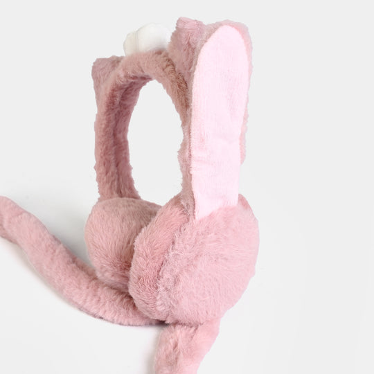 Interactive Moving Ear Plush Winter Earmuffs