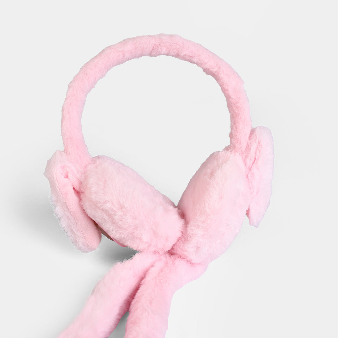 Interactive Moving Ear Plush Winter Earmuffs
