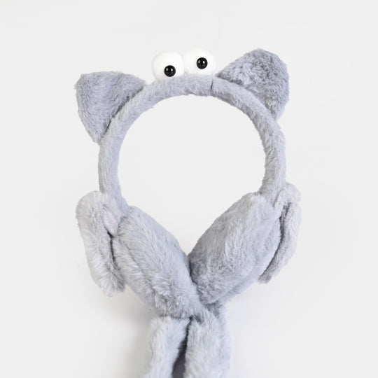 Interactive Moving Ear Plush Winter Earmuffs