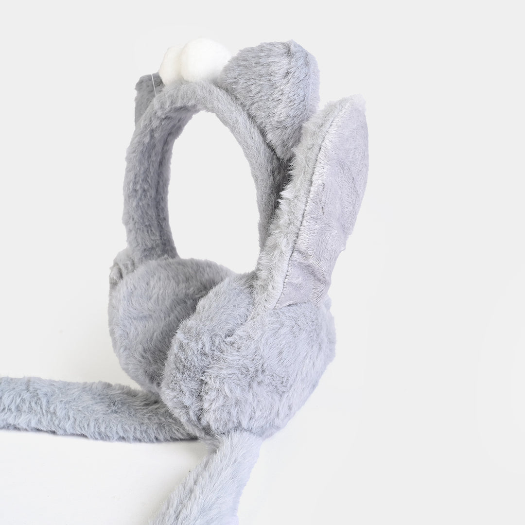Interactive Moving Ear Plush Winter Earmuffs