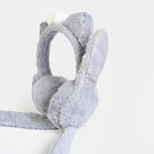 Interactive Moving Ear Plush Winter Earmuffs