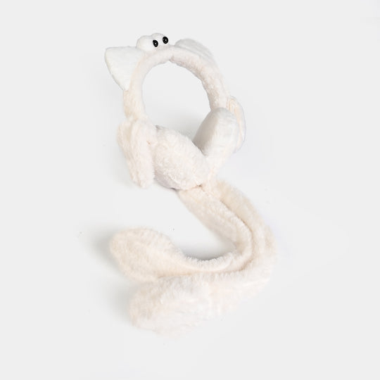 Interactive Moving Ear Plush Winter Earmuffs