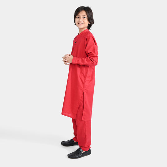 Boys Cotton Slub Kurta Pajama