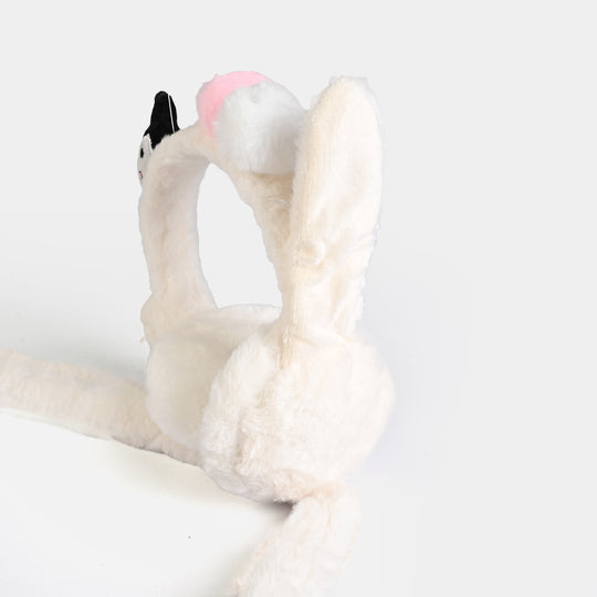 Interactive Moving Ear Plush Winter Earmuffs