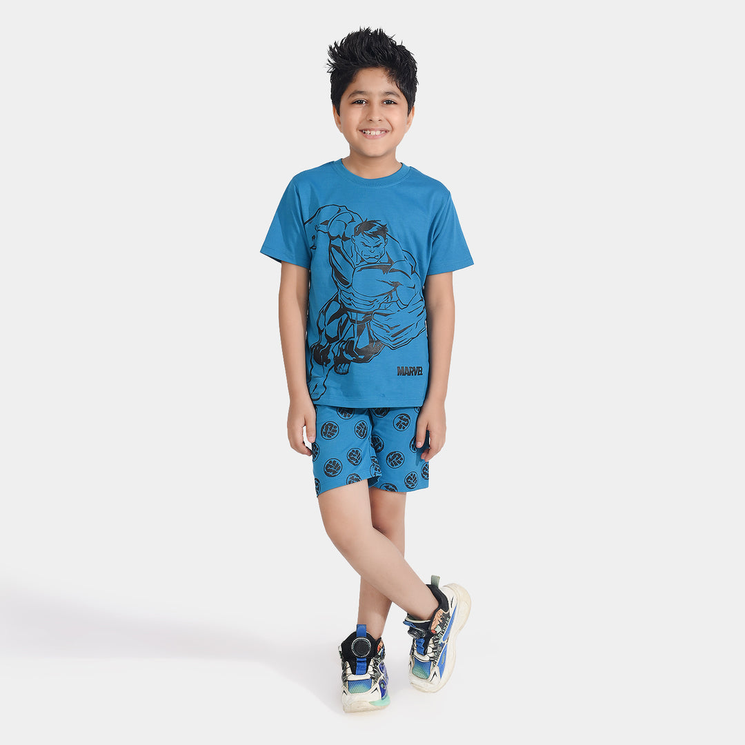 Boys Poly Cotton Jersey Knitted Nightwear