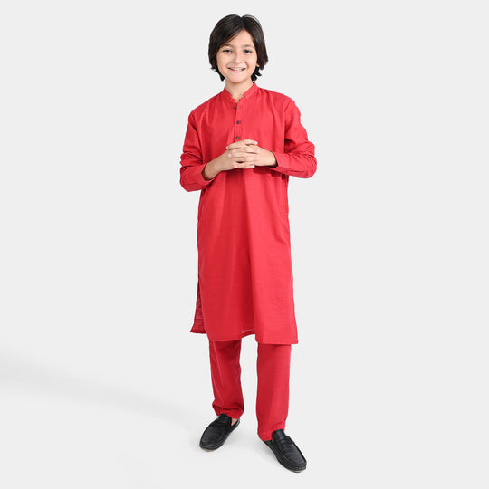 Boys Cotton Slub Kurta Pajama