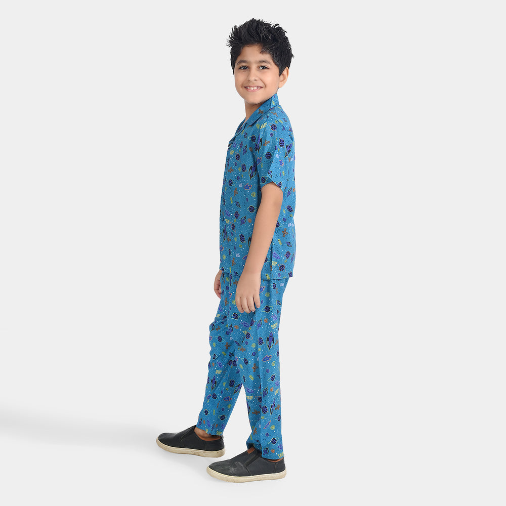 Boys Viscose Nightwear-Universe-Multi