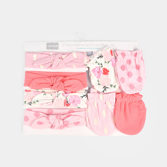 Baby Headband & Mittens Set