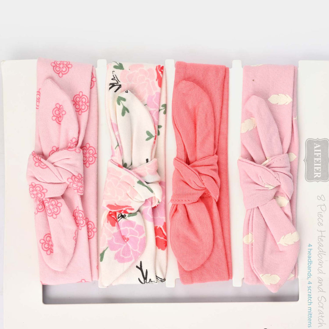 Baby Headband & Mittens Set
