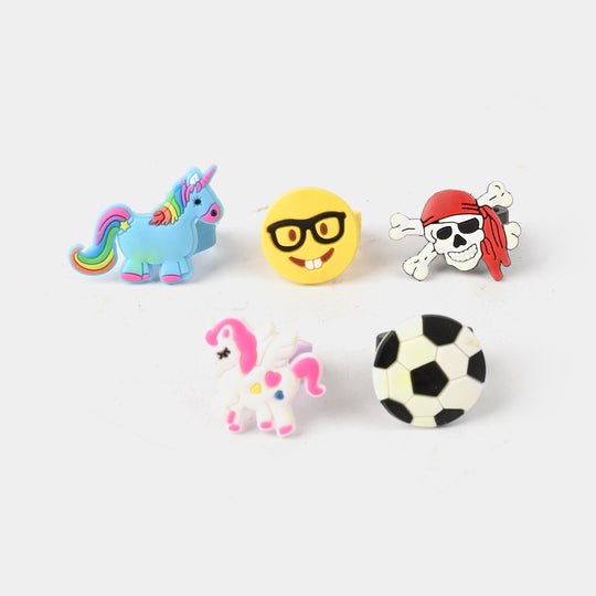 5Pcs Cartoon Baby Cartoon Rings