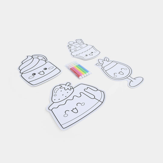 DIY Color-Your-Own Cutouts & Marker Set