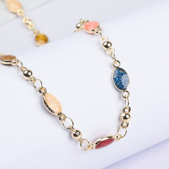 Girls Necklace With Golden Chain & Charm