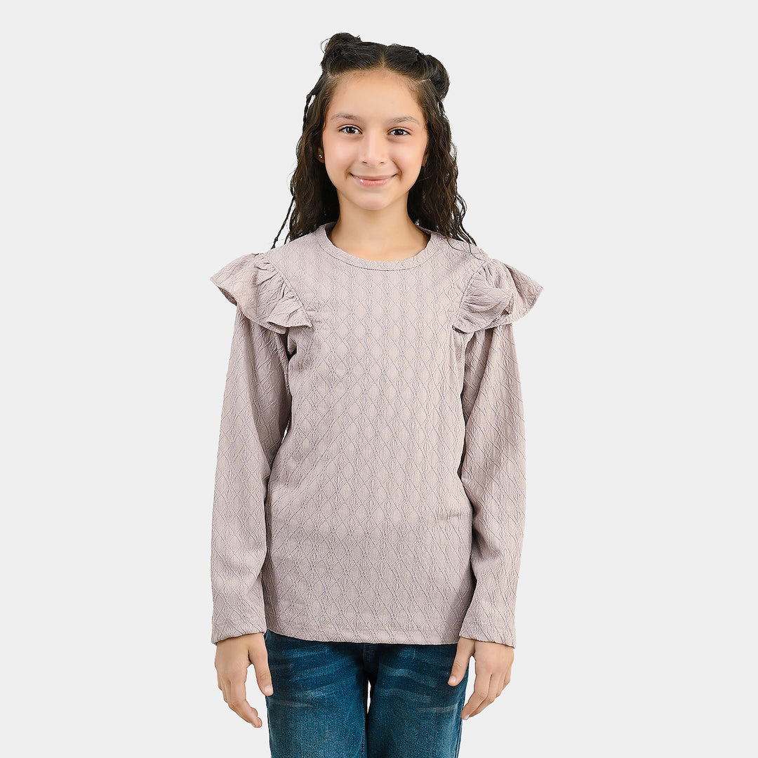 Girls Lycra Jersey T-Shirt Moments - Purple