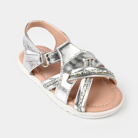 Girls Sandal 1335-SILVER
