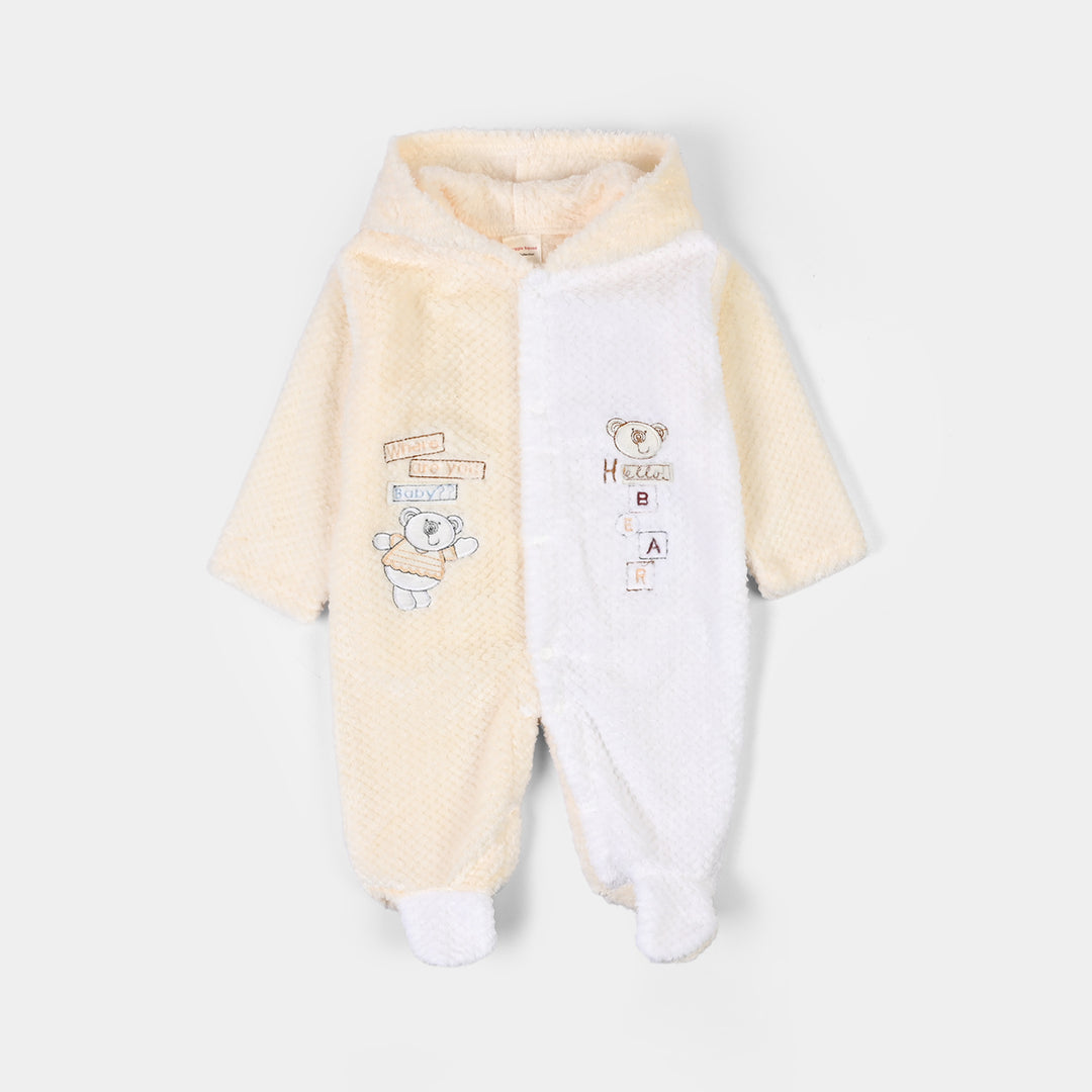 Infant Unisex Romper FL235-1P - White/Yellow