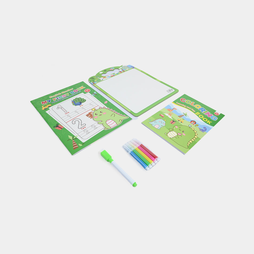 Cute Learning & Fun Coloring & Sticker Activity Set