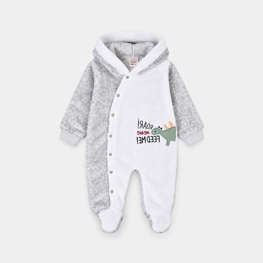 Infant Unisex Romper SH136-1P - White/Grey