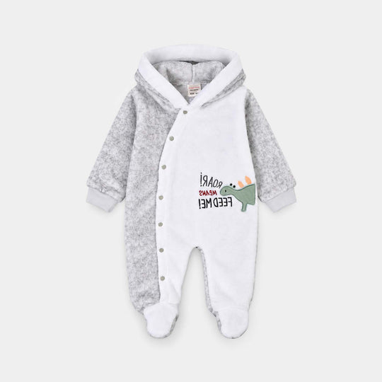 Infant Unisex Romper SH136-1P - White/Grey