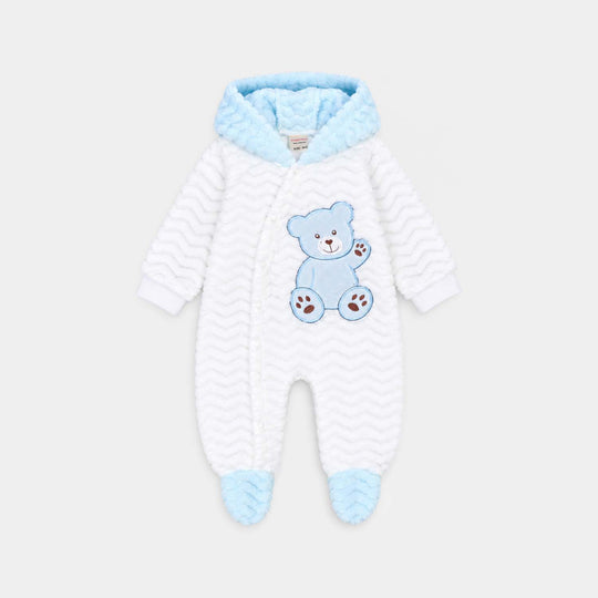 Infant Unisex Romper FL259-1P - White/Blue