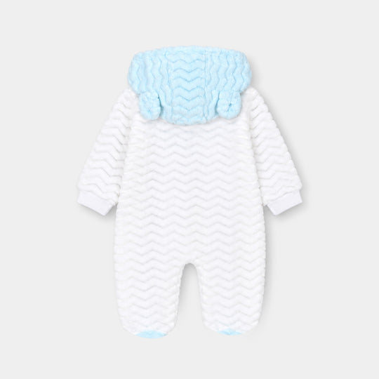 Infant Unisex Romper FL259-1P - White/Blue