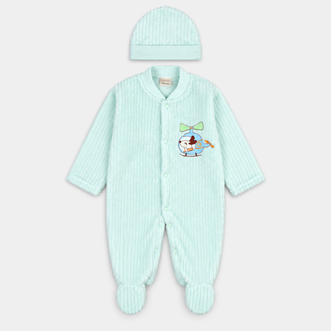 Infant Unisex Romper FL200-2P -Sea Green