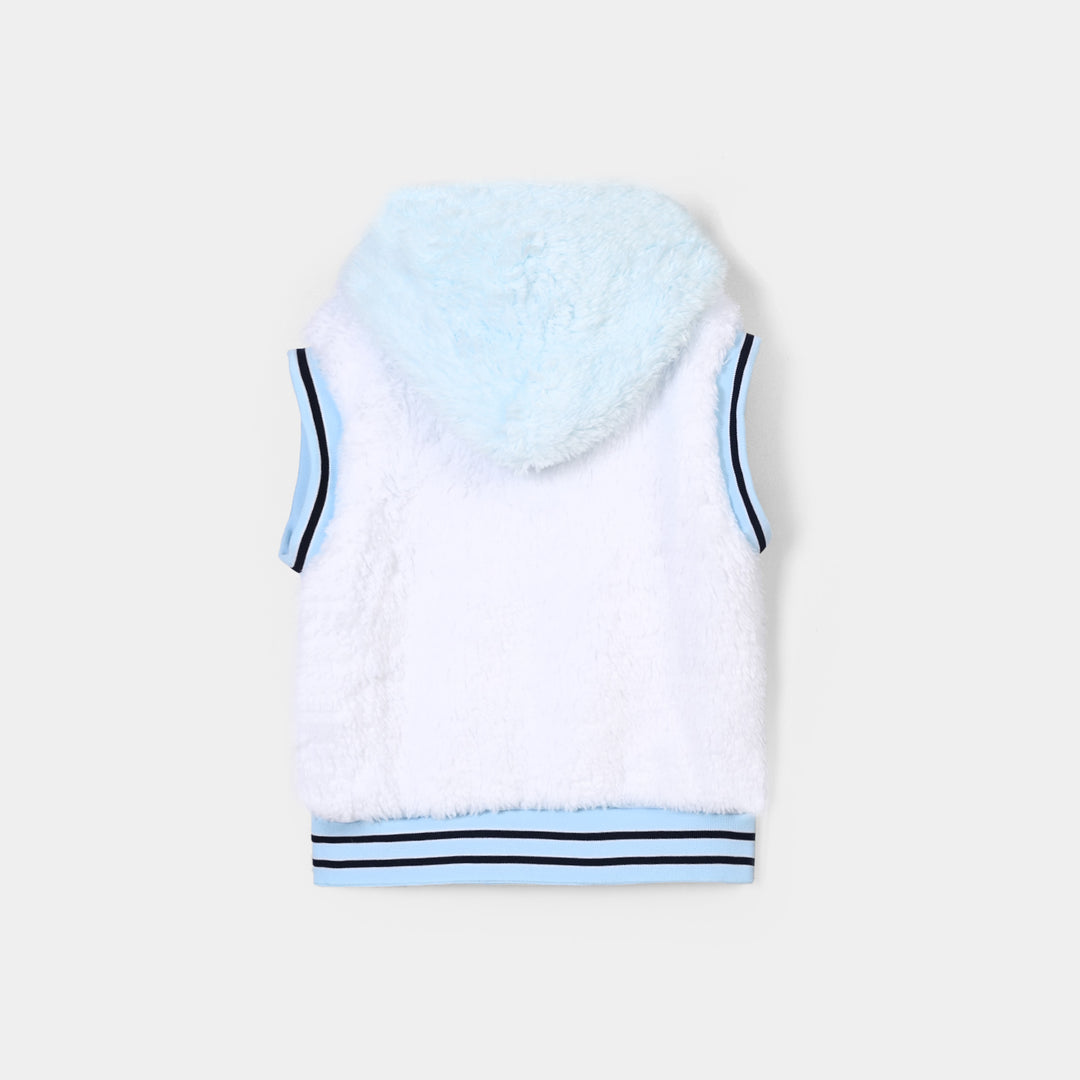 Infant Boys Knitted Suit BJ043-3P - White/Blue