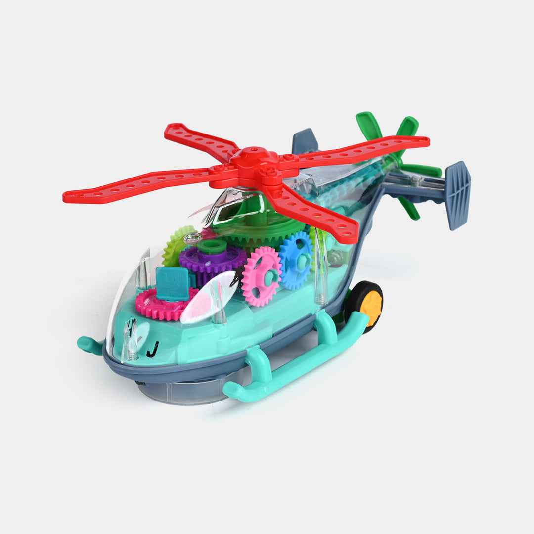 Helicopter With Light & Music Toy For Kids