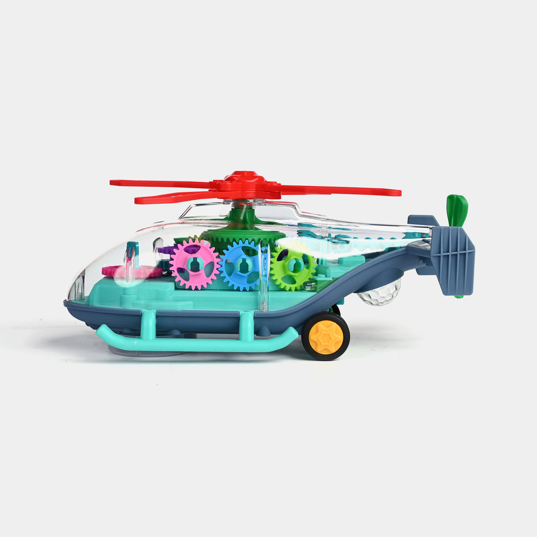 Helicopter With Light & Music Toy For Kids