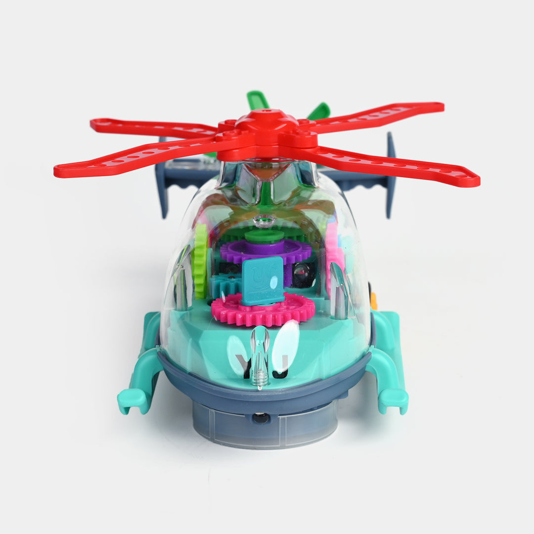 Helicopter With Light & Music Toy For Kids