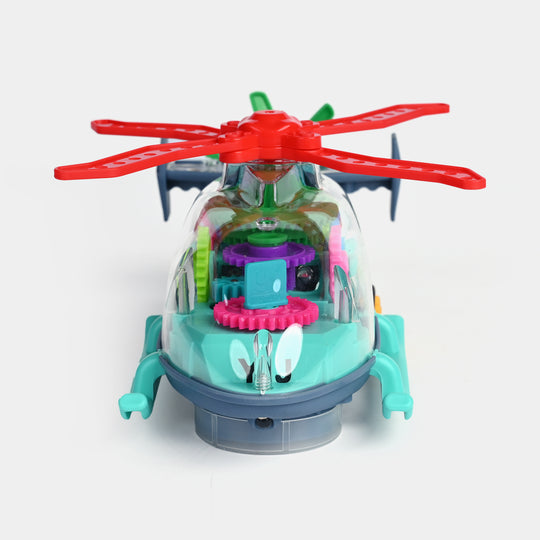 Helicopter With Light & Music Toy For Kids