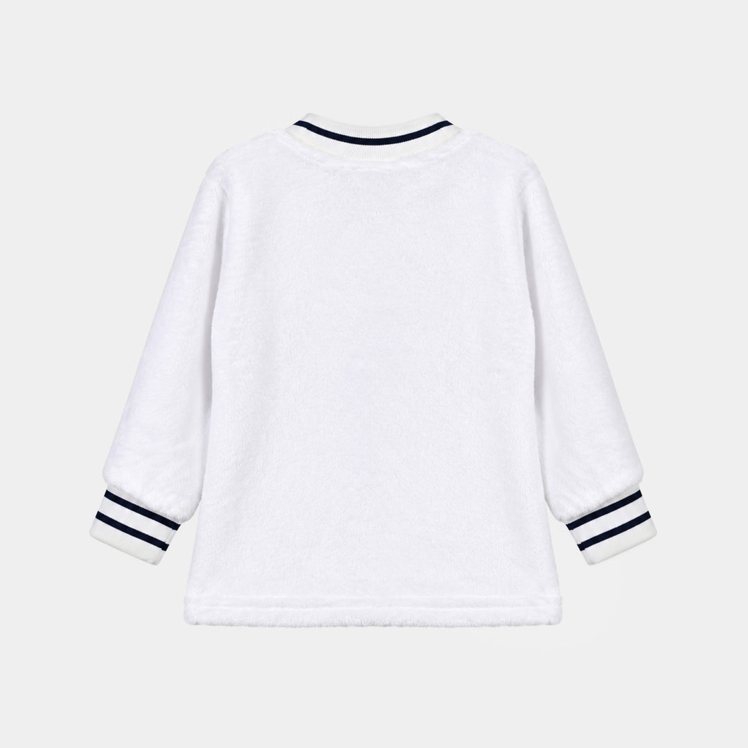 Infant Boys Knitted Suit Sh139-3P - White