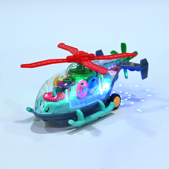Helicopter With Light & Music Toy For Kids