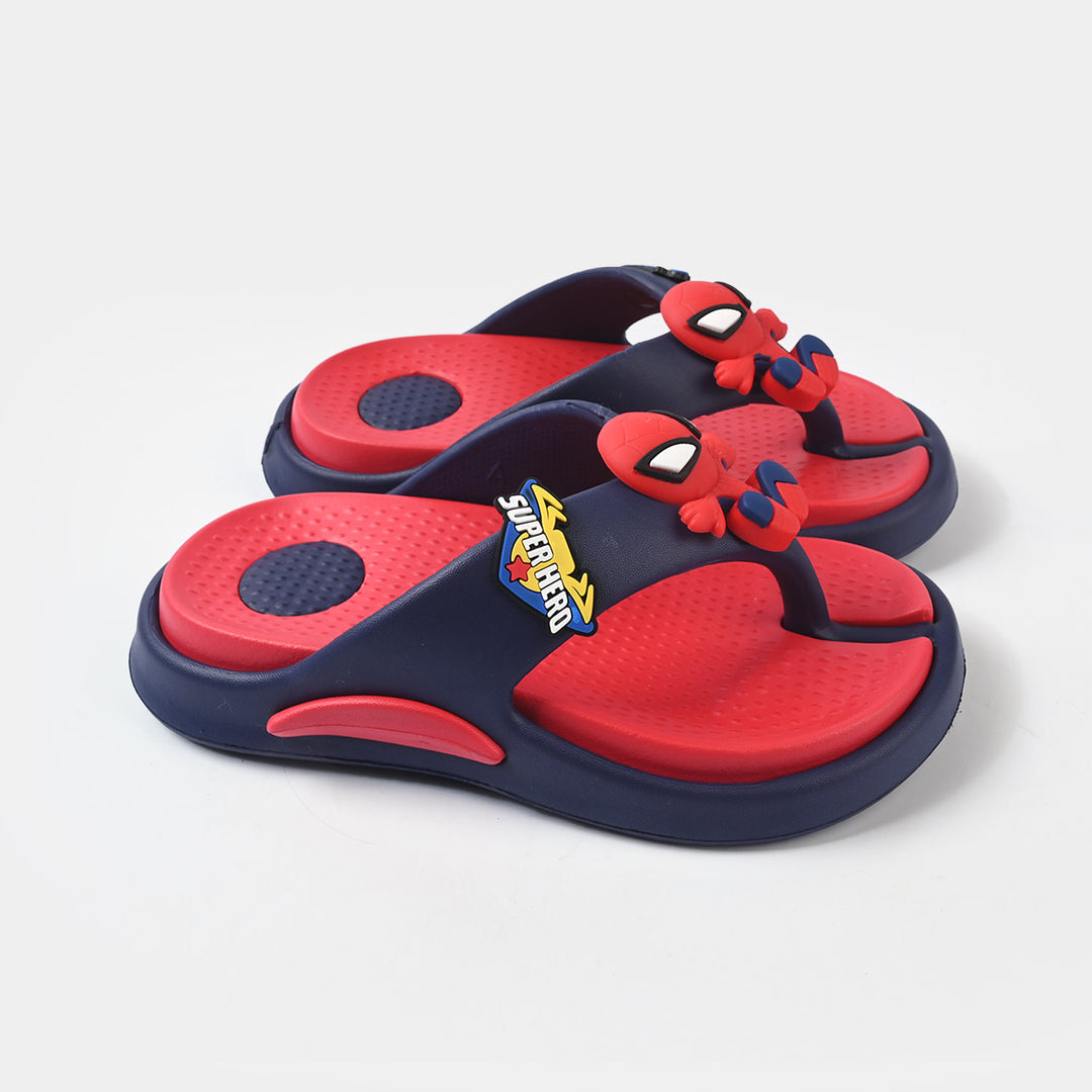Boys Slipper 016-A2 - NAVY
