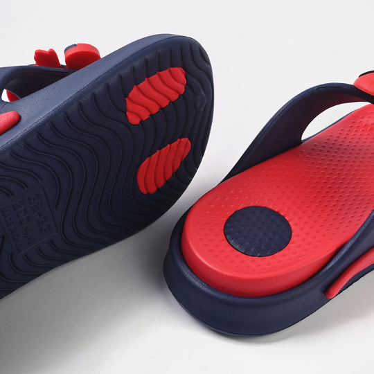 Boys Slipper 016-A2 - NAVY