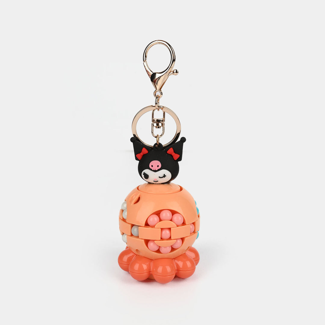 Rotating Bead Toy Keychain