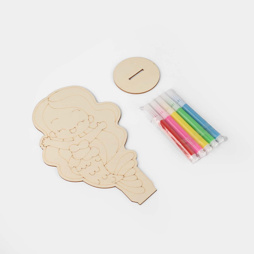 DIY Wooden Standee Coloring Craft Kit