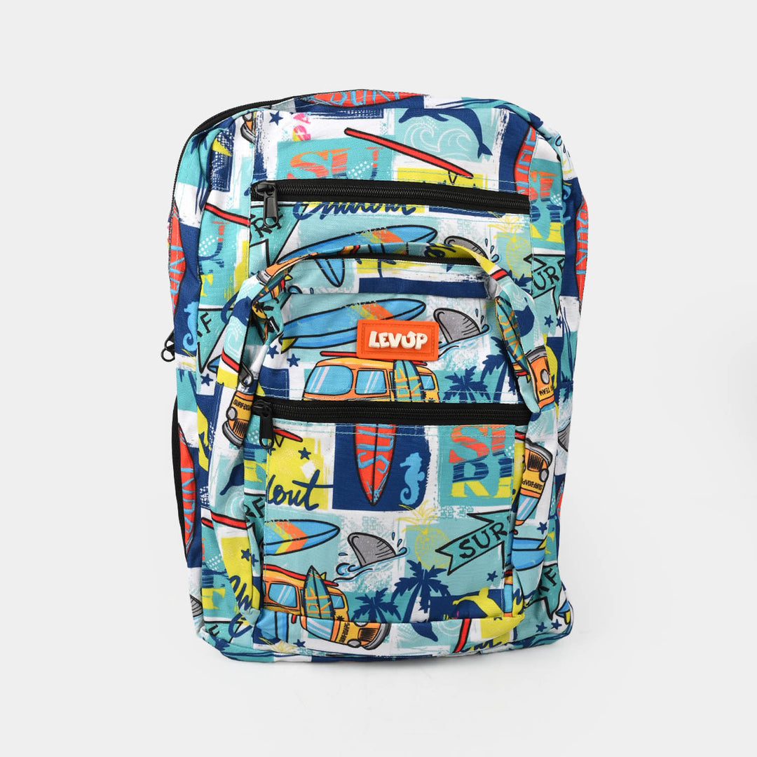 LEVUP 16" School Backpack For Class (1-4) for Kids