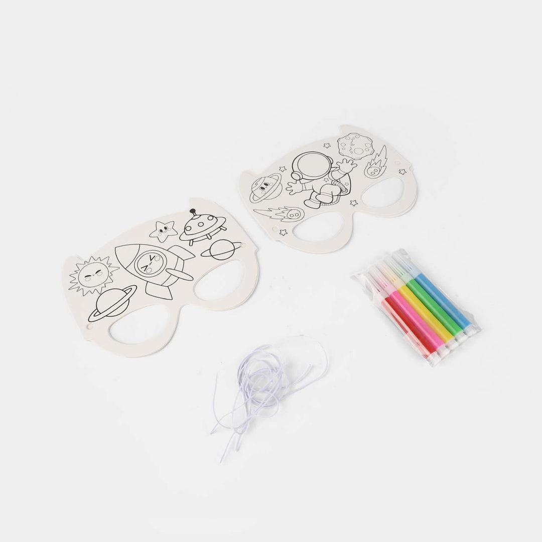 DIY Paper Eye Mask Coloring Craft Kit