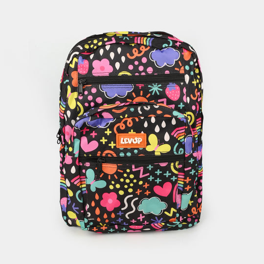 LEVUP 16" School Backpack For Class (1-4) for Kids