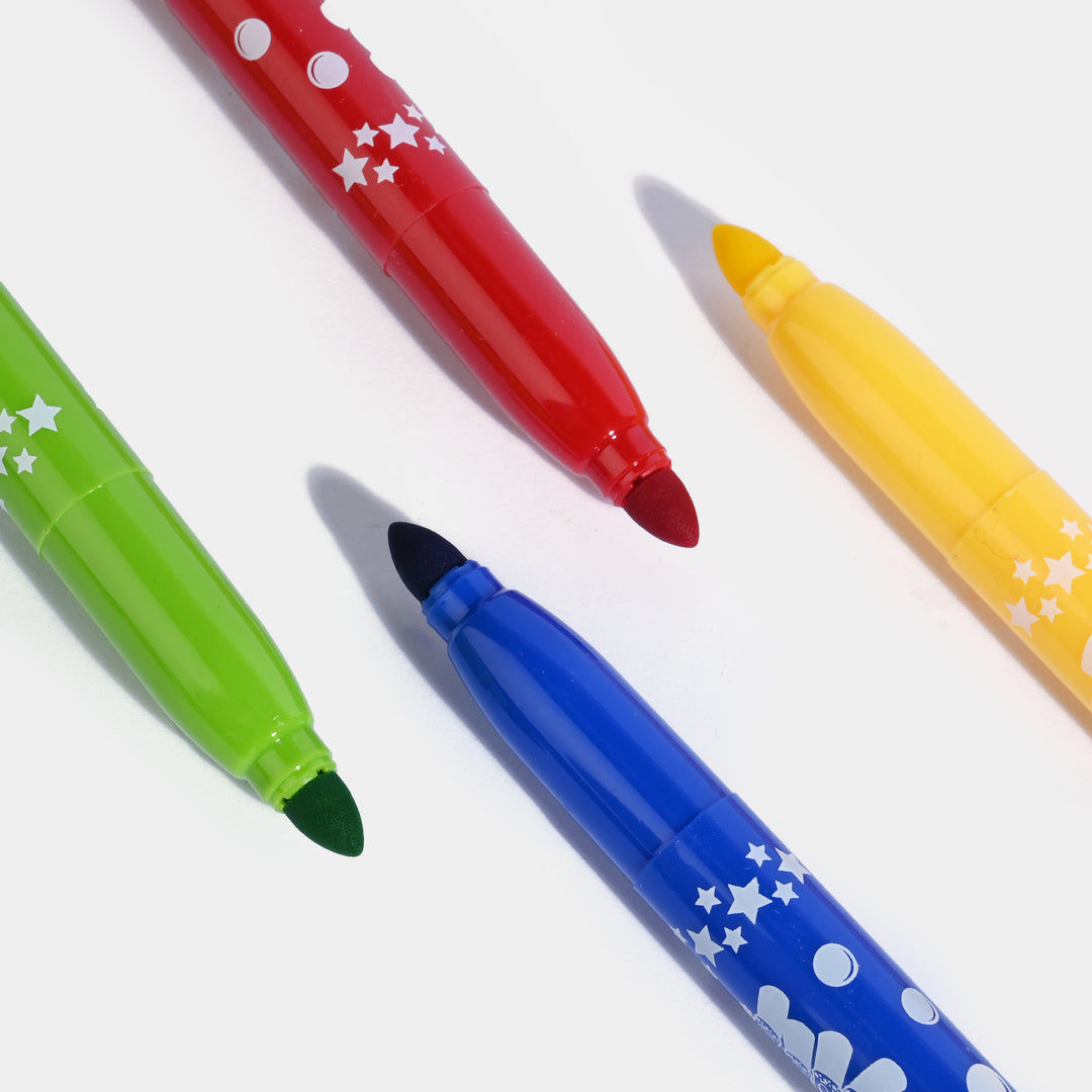 Washable Marker 06Pcs