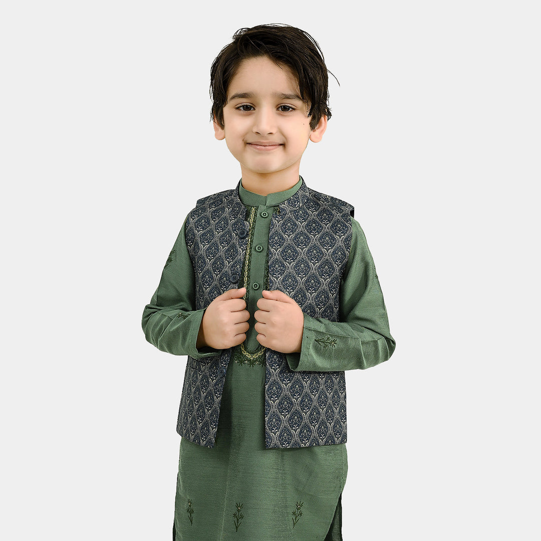 Boys Poly Viscose Waistcoat