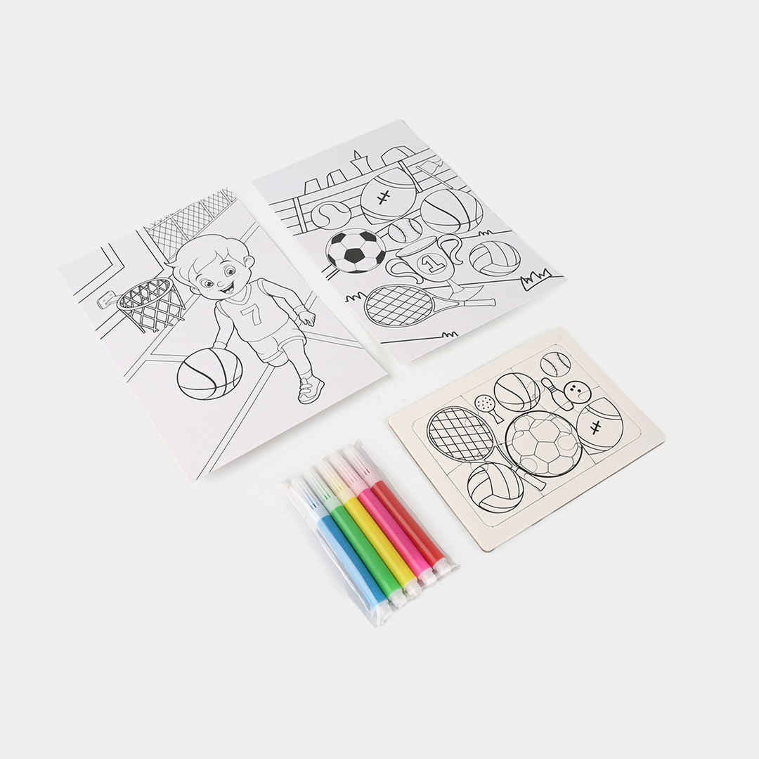 DIY Coloring &amp; Craft Activity Kit