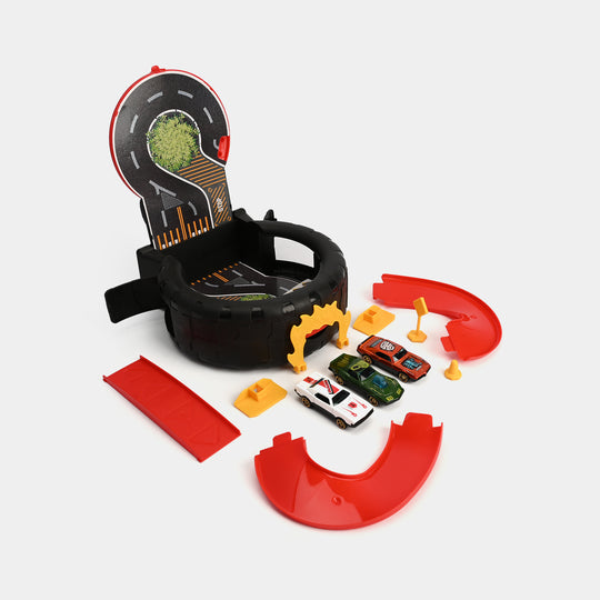 Parking Lot Play Set For Kids