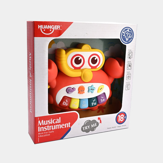 Animal Sounds Toy Piano Keyboard with Light & Music
