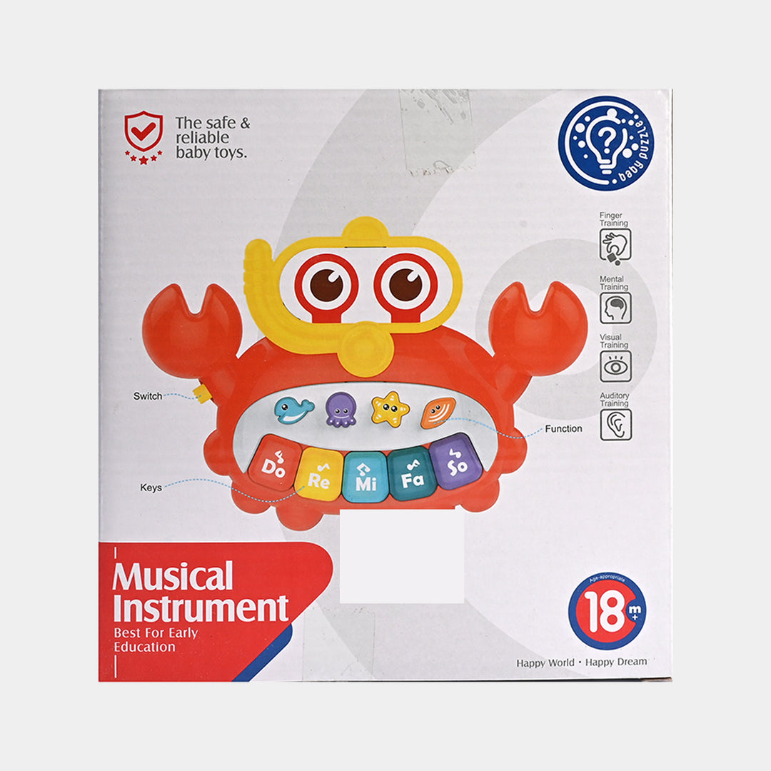 Animal Sounds Toy Piano Keyboard with Light & Music