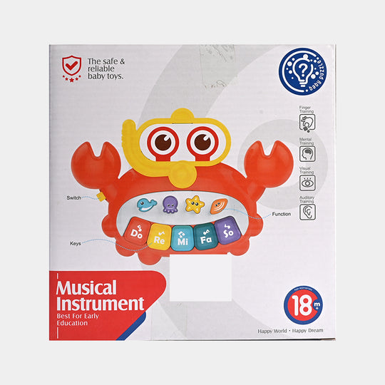 Animal Sounds Toy Piano Keyboard with Light & Music