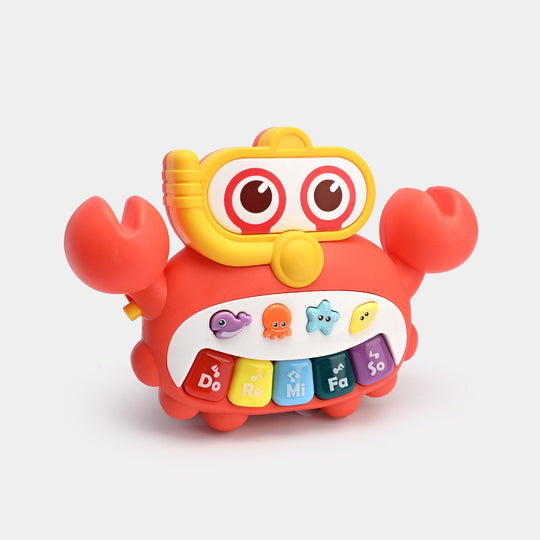 Animal Sounds Toy Piano Keyboard with Light & Music