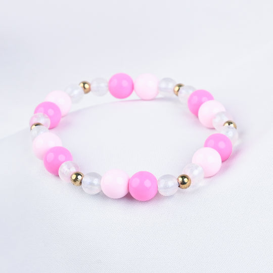 GIRLS ELEGANT BEADED NECKLACE & BRACELET