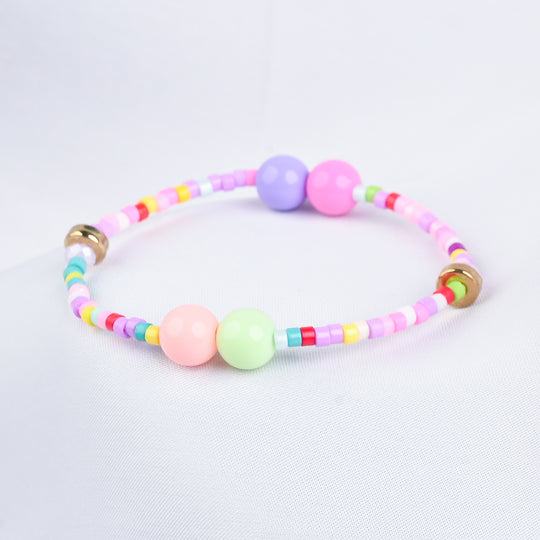 GIRLS ELEGANT BEADED NECKLACE & BRACELET