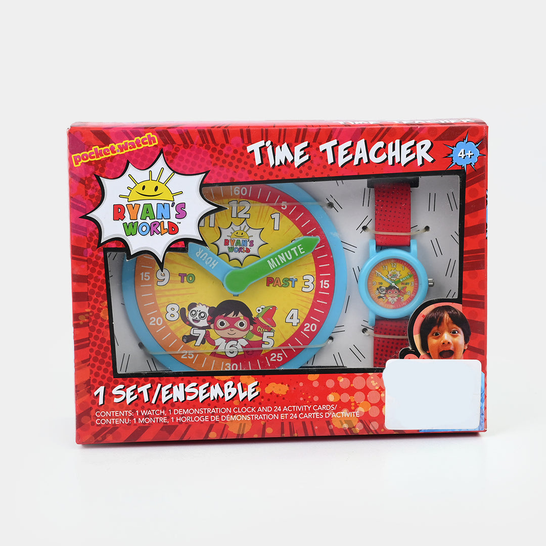 World Time Teacher Pocket Watch Set